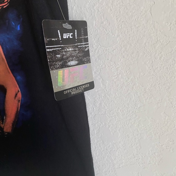 UFC Group Fighters Official Licensed Crewneck Black Graphic Unisex T-Shirt M - Picture 6 of 8